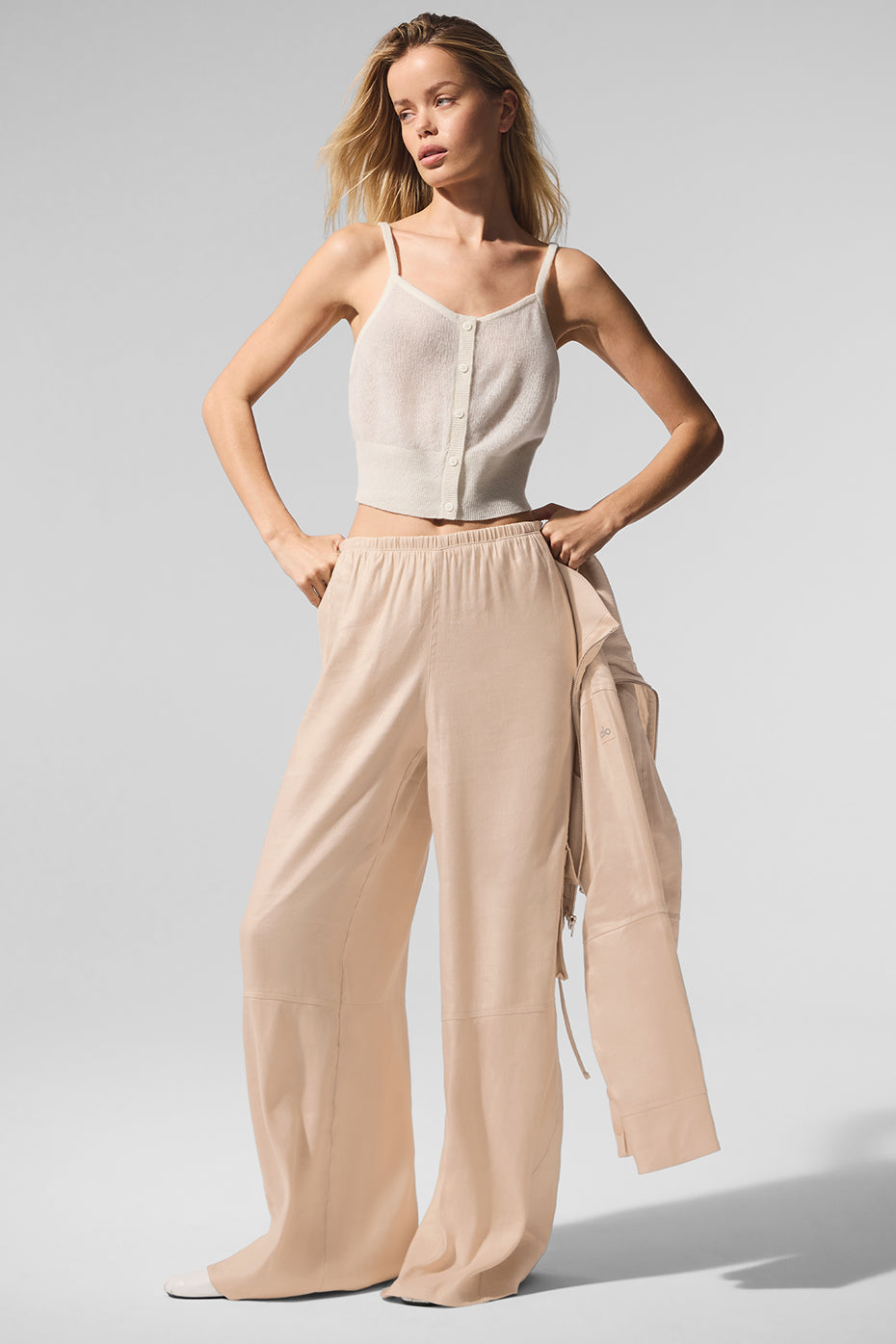 Sheer Cashmere Tank - Ivory image 5
