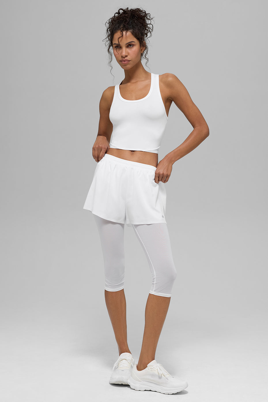 Mesh Front Runner Tank - White image 3