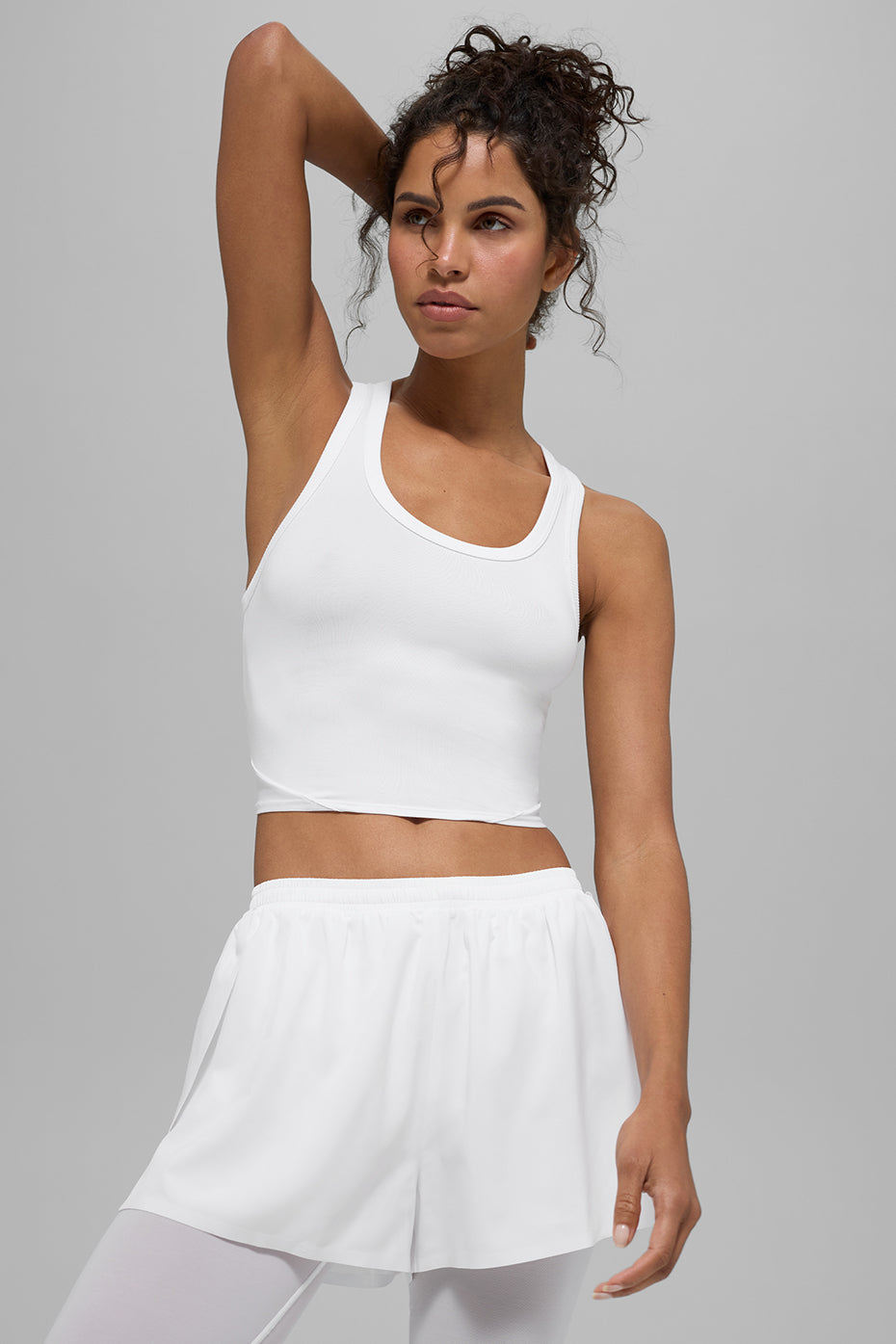 Mesh Front Runner Tank - White image 1