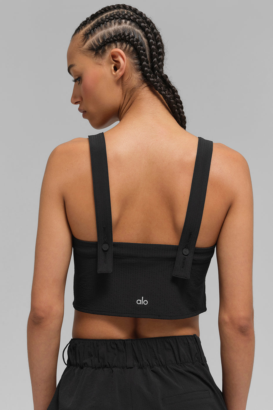 Cropped Dreamscape Tank - Black image 4
