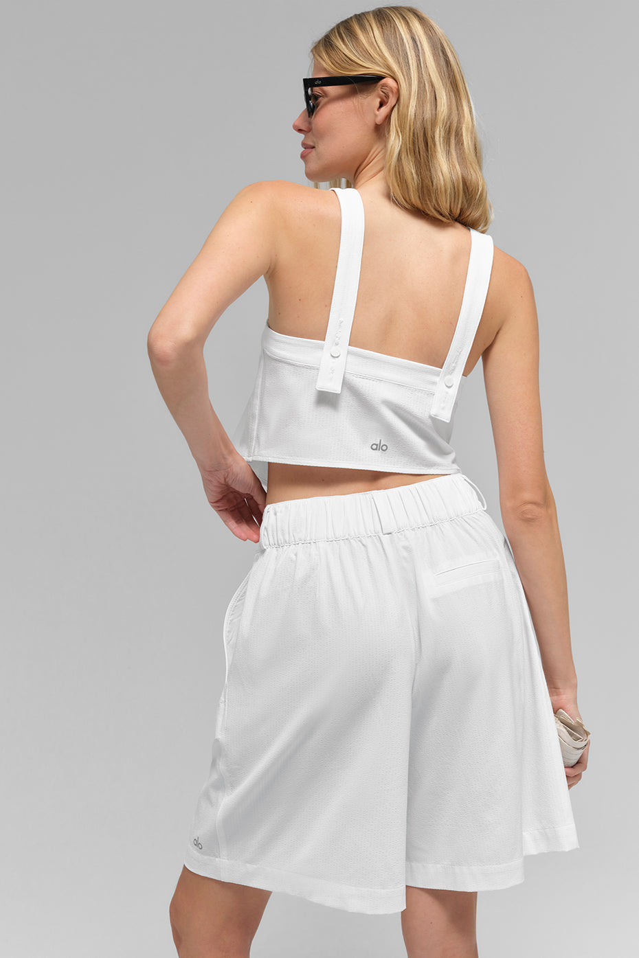 Cropped Dreamscape Tank - White image 4