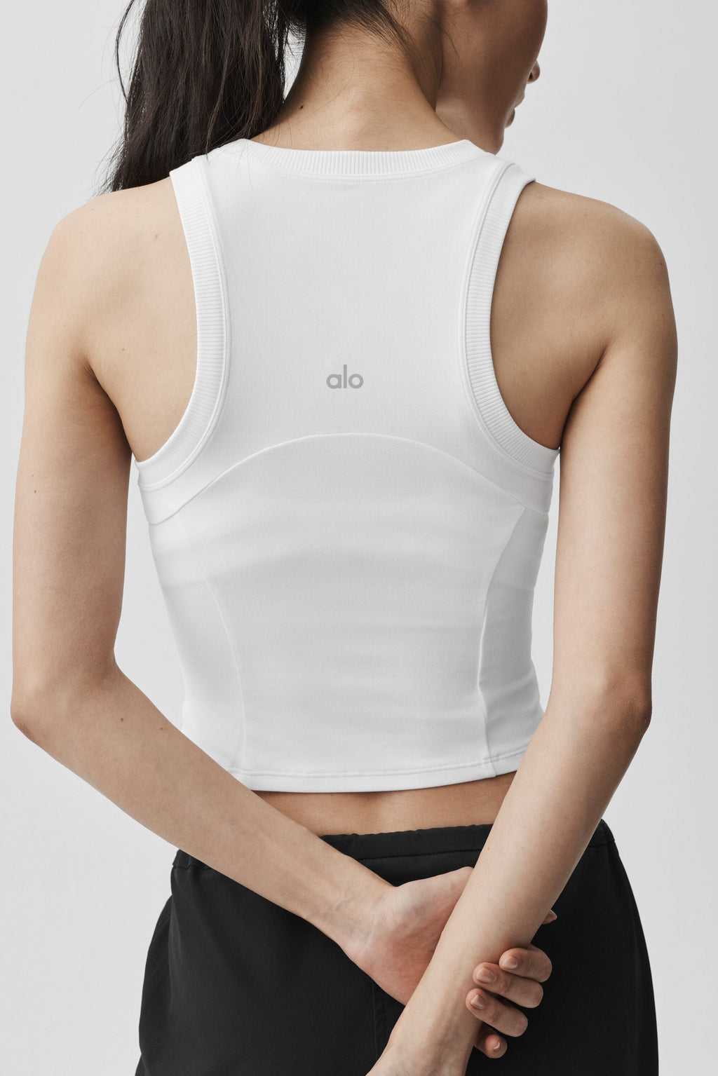 Alosoft Level Up Full Zip Tank - White image 4