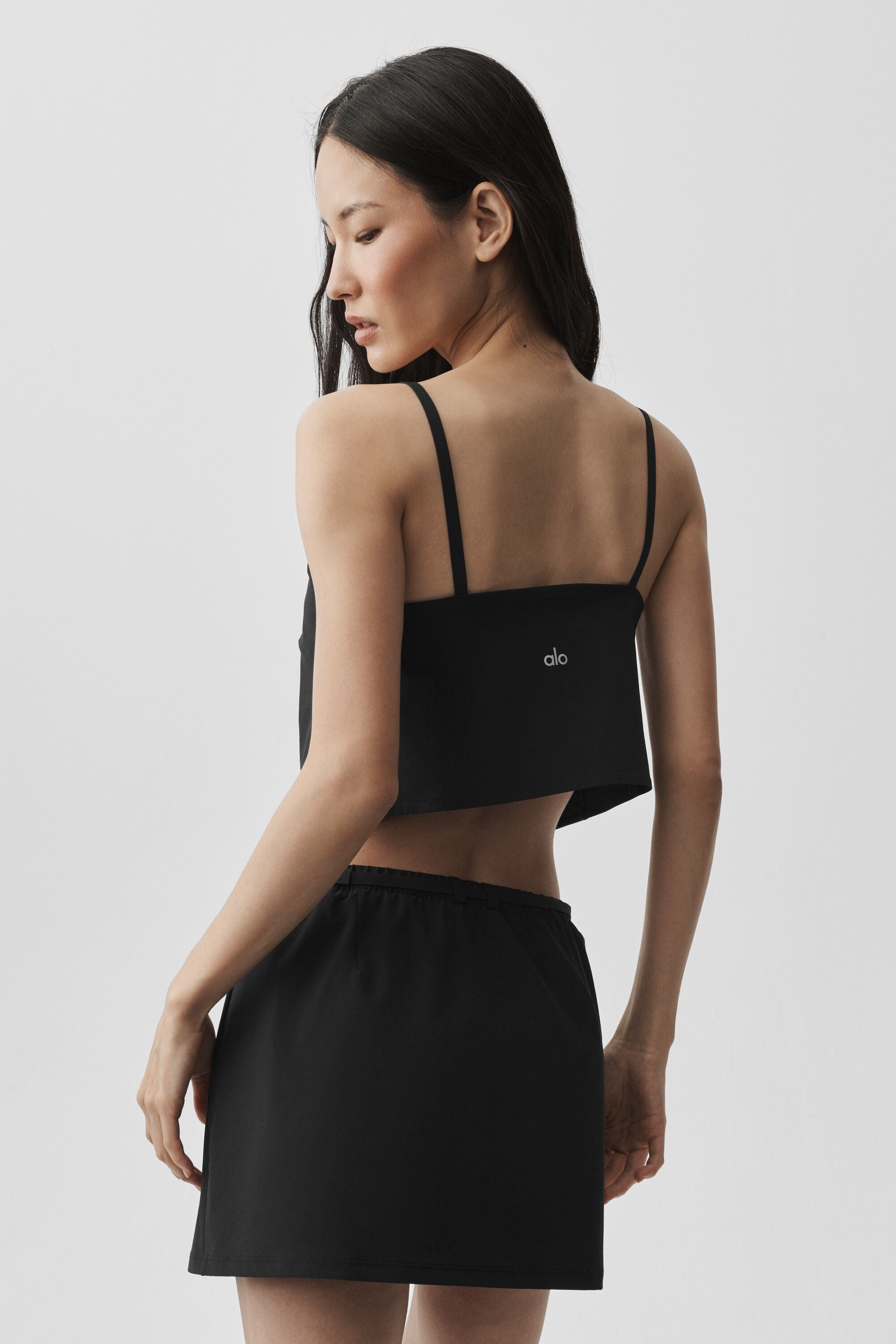 Cropped Connection Tank - Black image 4