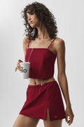 Cropped Connection Tank - Summer Romance Red image 1