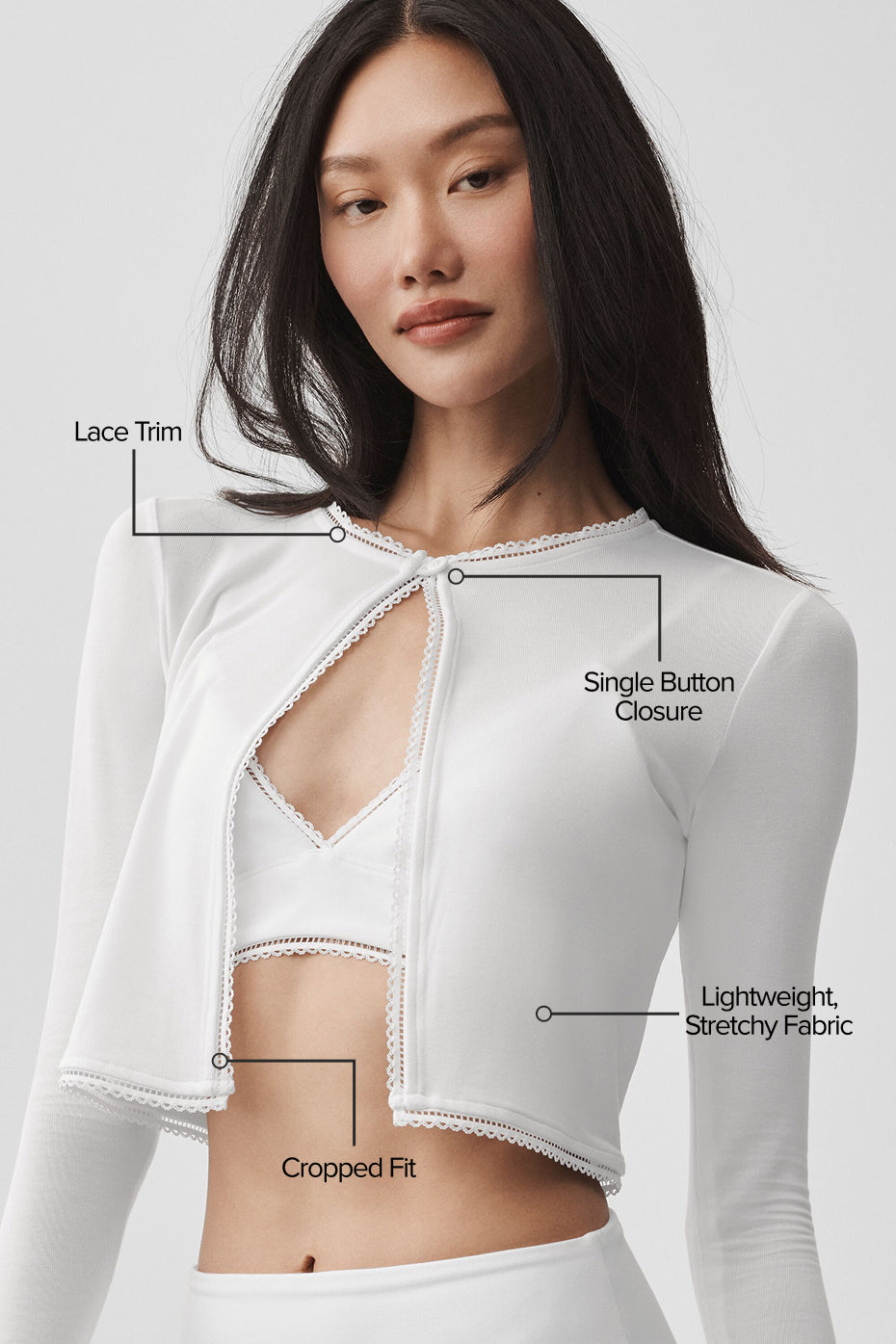 Affection Cardigan - White image 2
