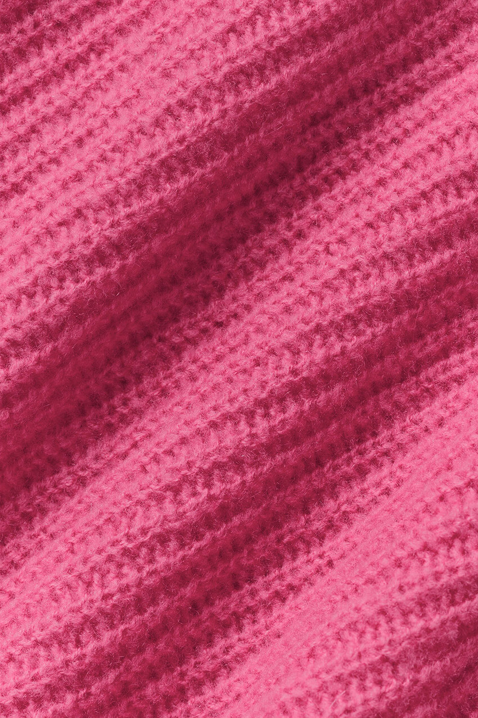 Wool Cashmere Ribbed Noble Full Zip Hoodie - Paradise Pink image 7