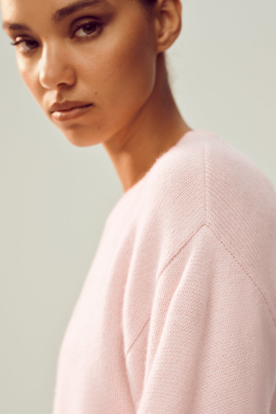 Cashmere Embrace Pullover - Frosted Pink image 4