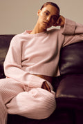 Cashmere Embrace Pullover - Frosted Pink image 1