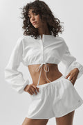 Cotton Cropped Real Deal Long Sleeve - White image 1