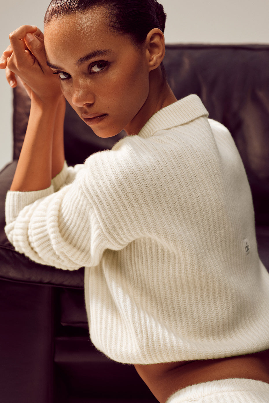 Cashmere Northstar Polo - Ivory image 2