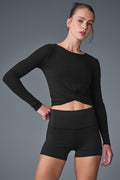 Cover Long Sleeve Top - Black image 1