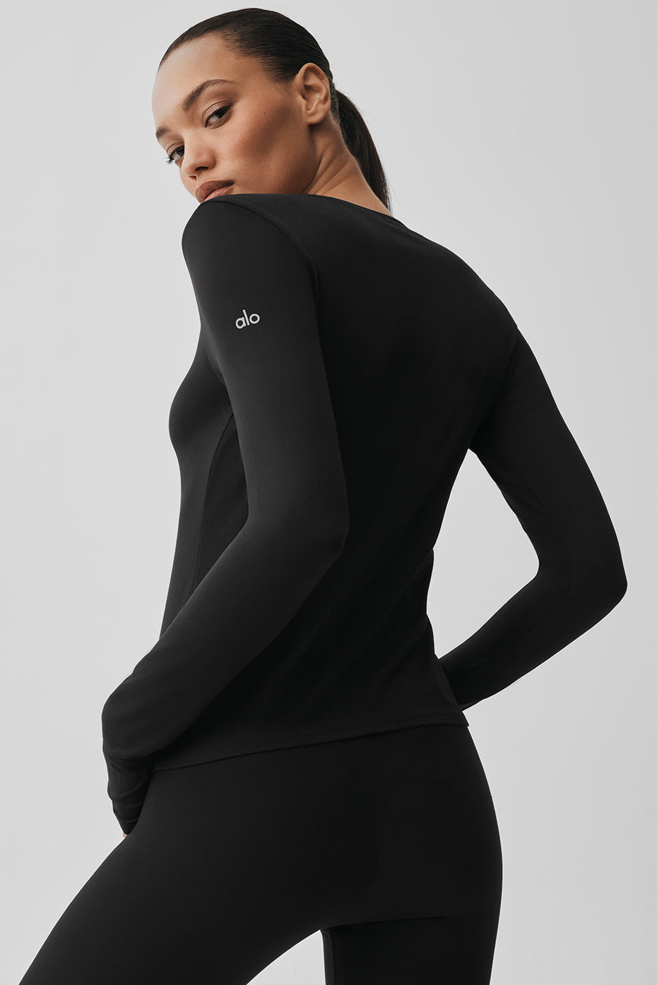 Alosoft Finesse Long Sleeve - Black image 2