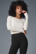 Gather Long Sleeve - Ivory image 1