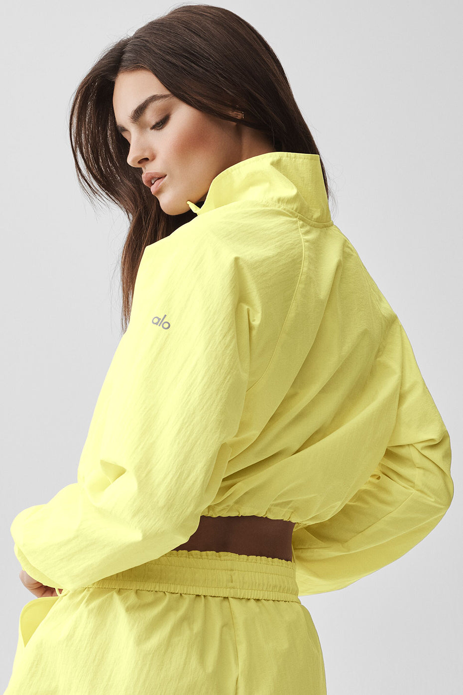 Cropped 1/4 Zip Alumni Pullover - Sunshine image 2