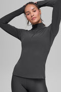 Alosoft 1/2 Zip Rapid Pullover - Anthracite image 1
