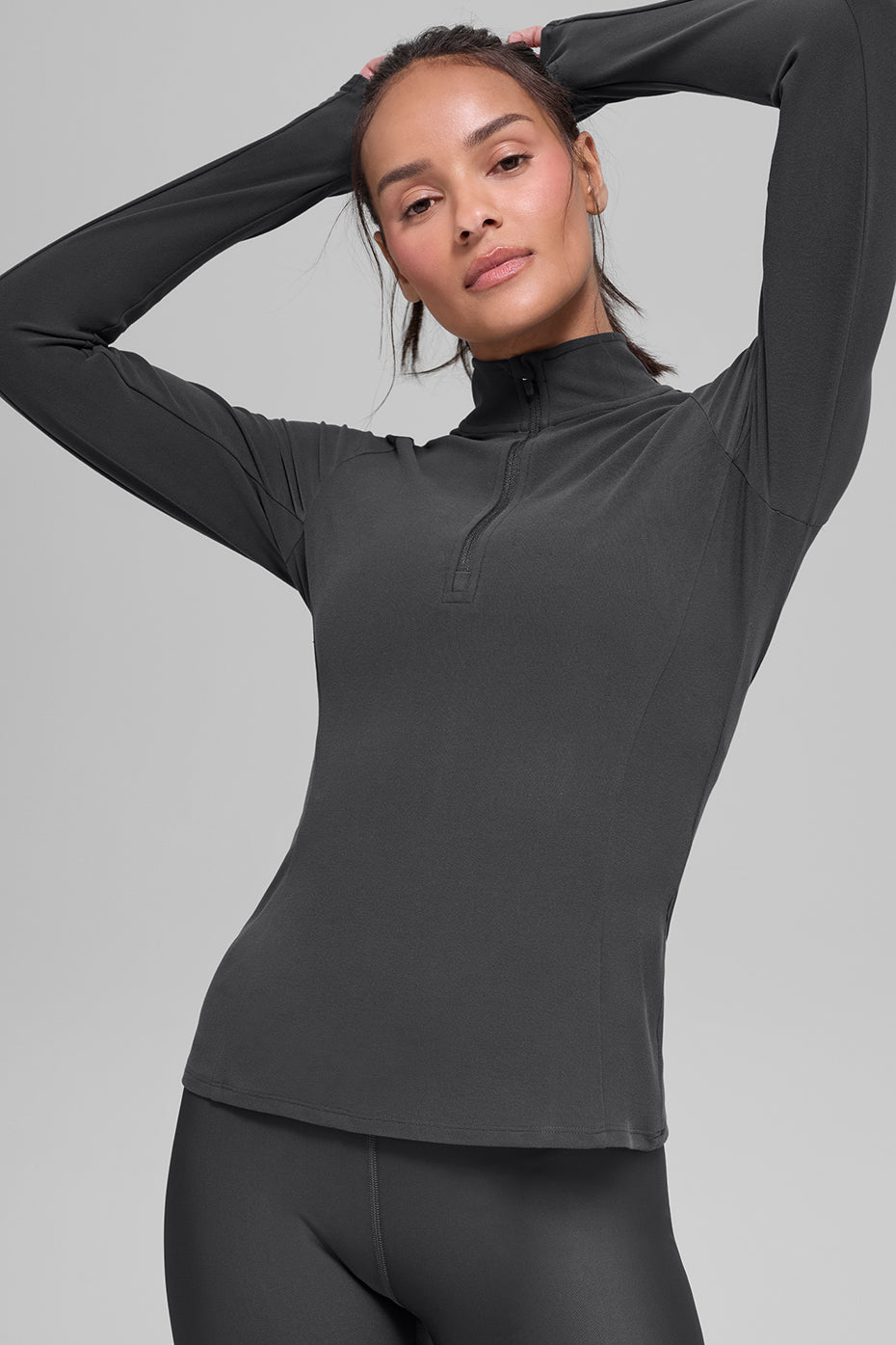 Alosoft 1/2 Zip Rapid Pullover - Anthracite image 1