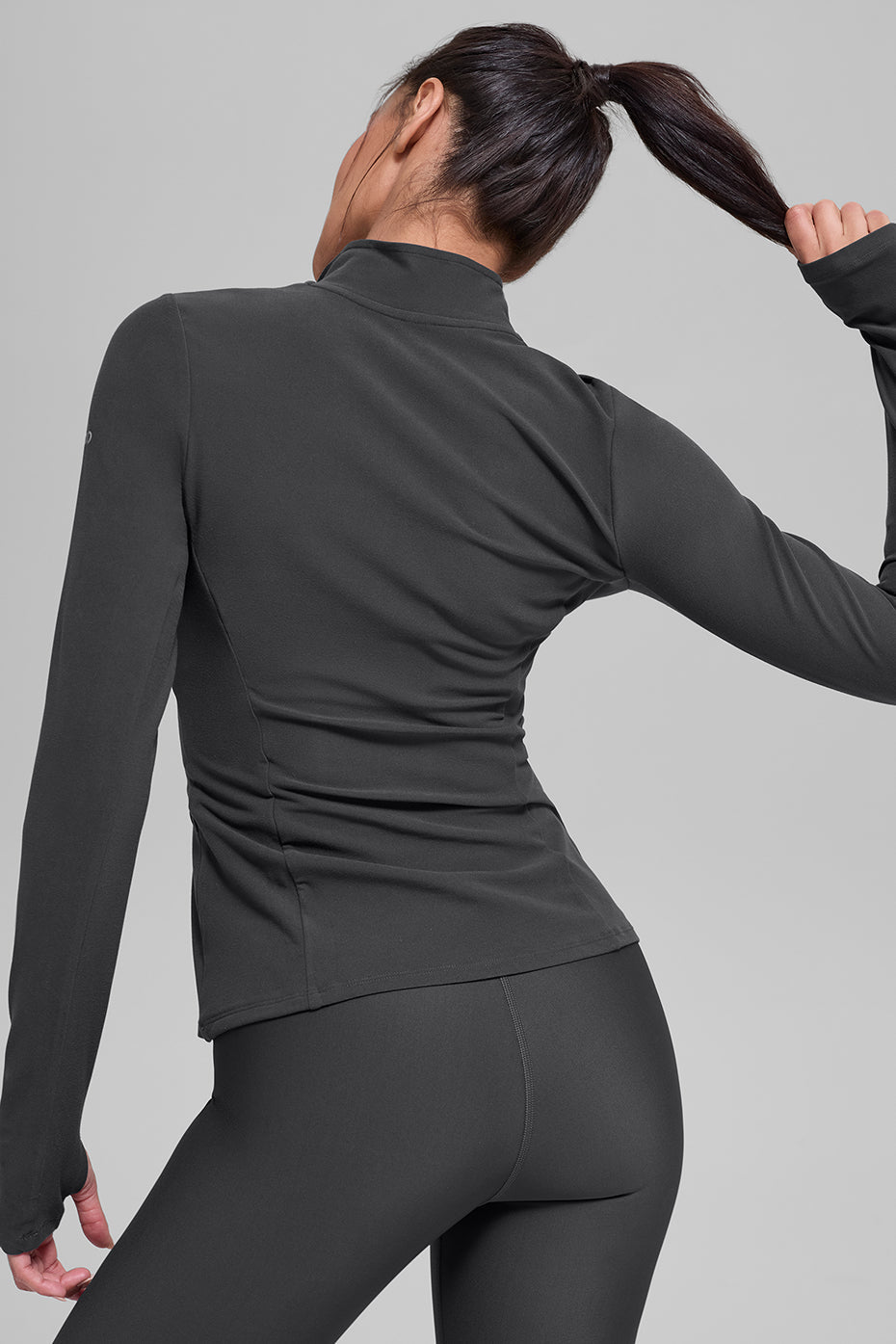 Alosoft 1/2 Zip Rapid Pullover - Anthracite image 5