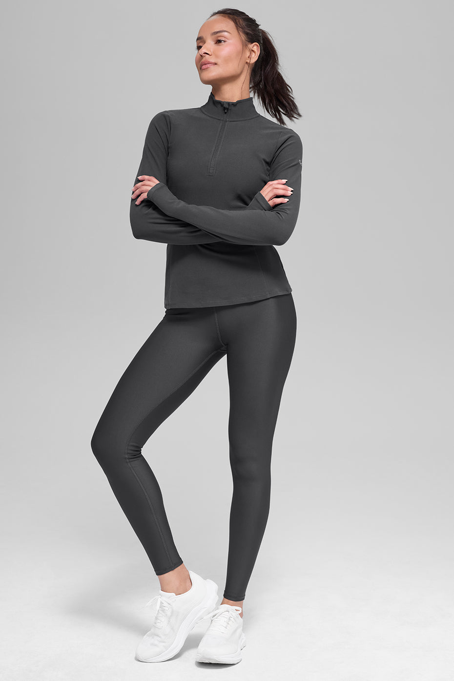 Alosoft 1/2 Zip Rapid Pullover - Anthracite image 4