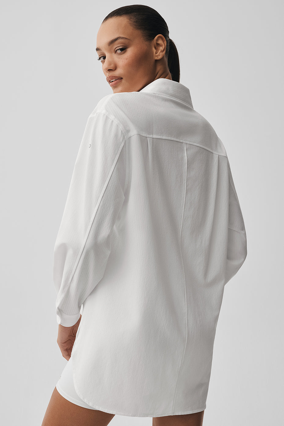 Dreamscape Button Down Long Sleeve - White image 2