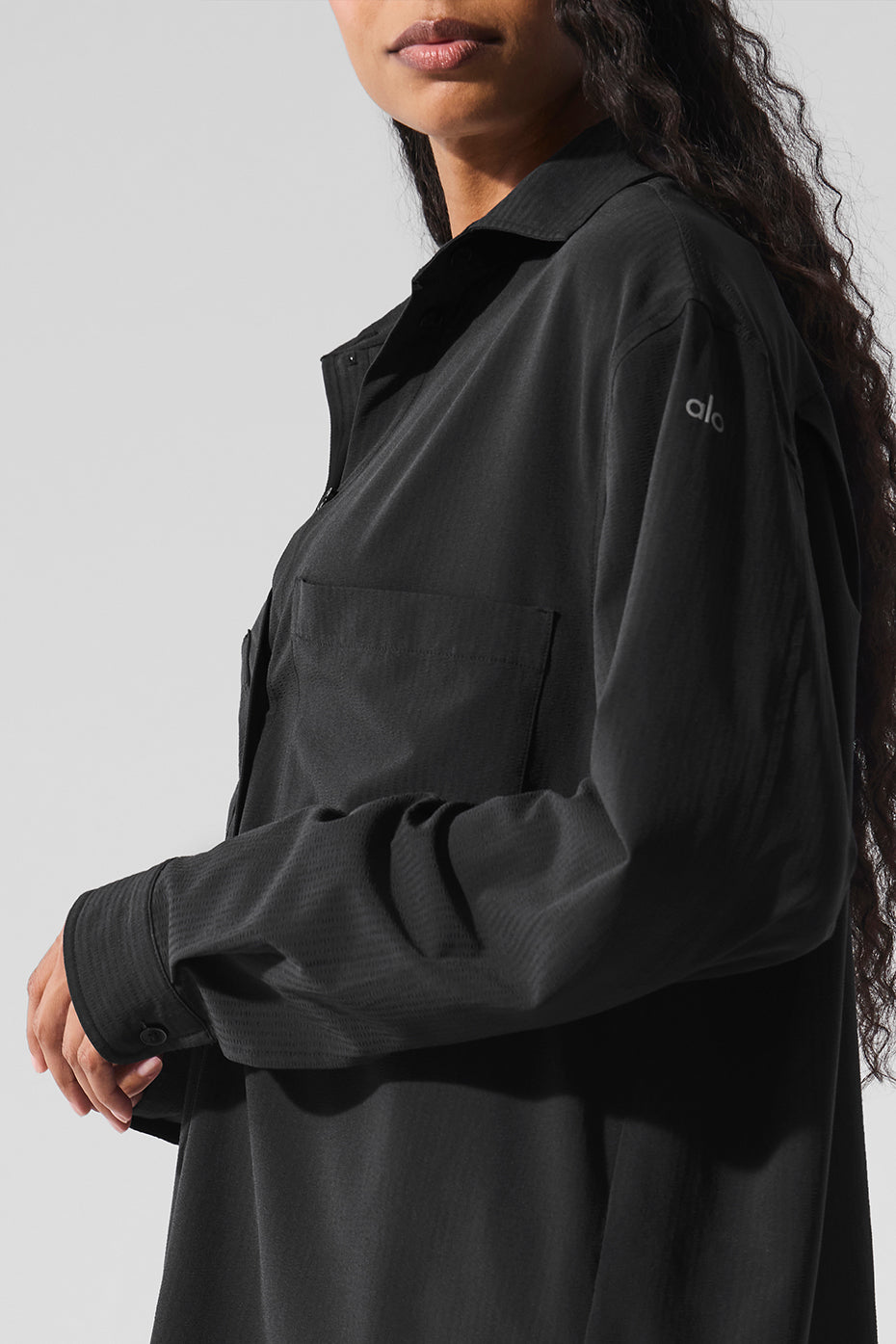 Dreamscape Button Down Long Sleeve - Black image 5