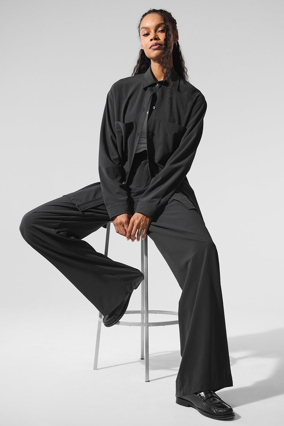 Dreamscape Button Down Long Sleeve - Black image 6