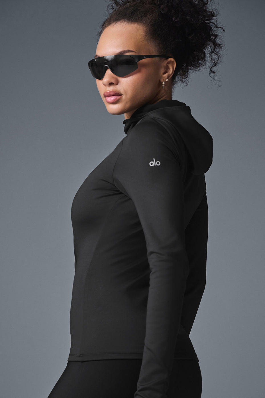 Airlift Winter Warm Hooded Runner - Black image 5