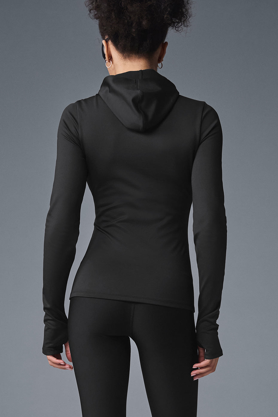 Airlift Winter Warm Hooded Runner - Black image 3