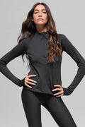 Airlift Winter Warm 1/4 Zip Long Sleeve - Black image 1