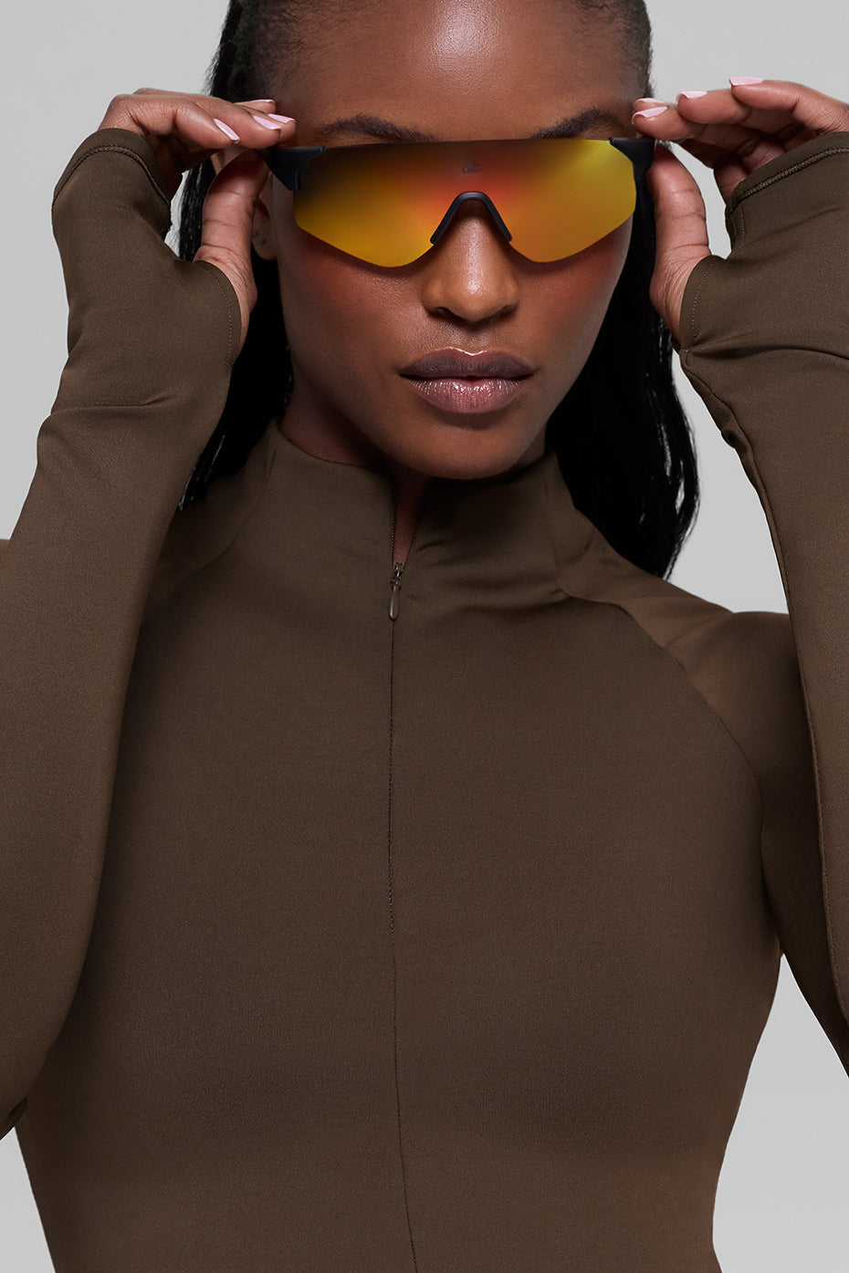 Airlift Winter Warm 1/4 Zip Long Sleeve - Espresso image 5