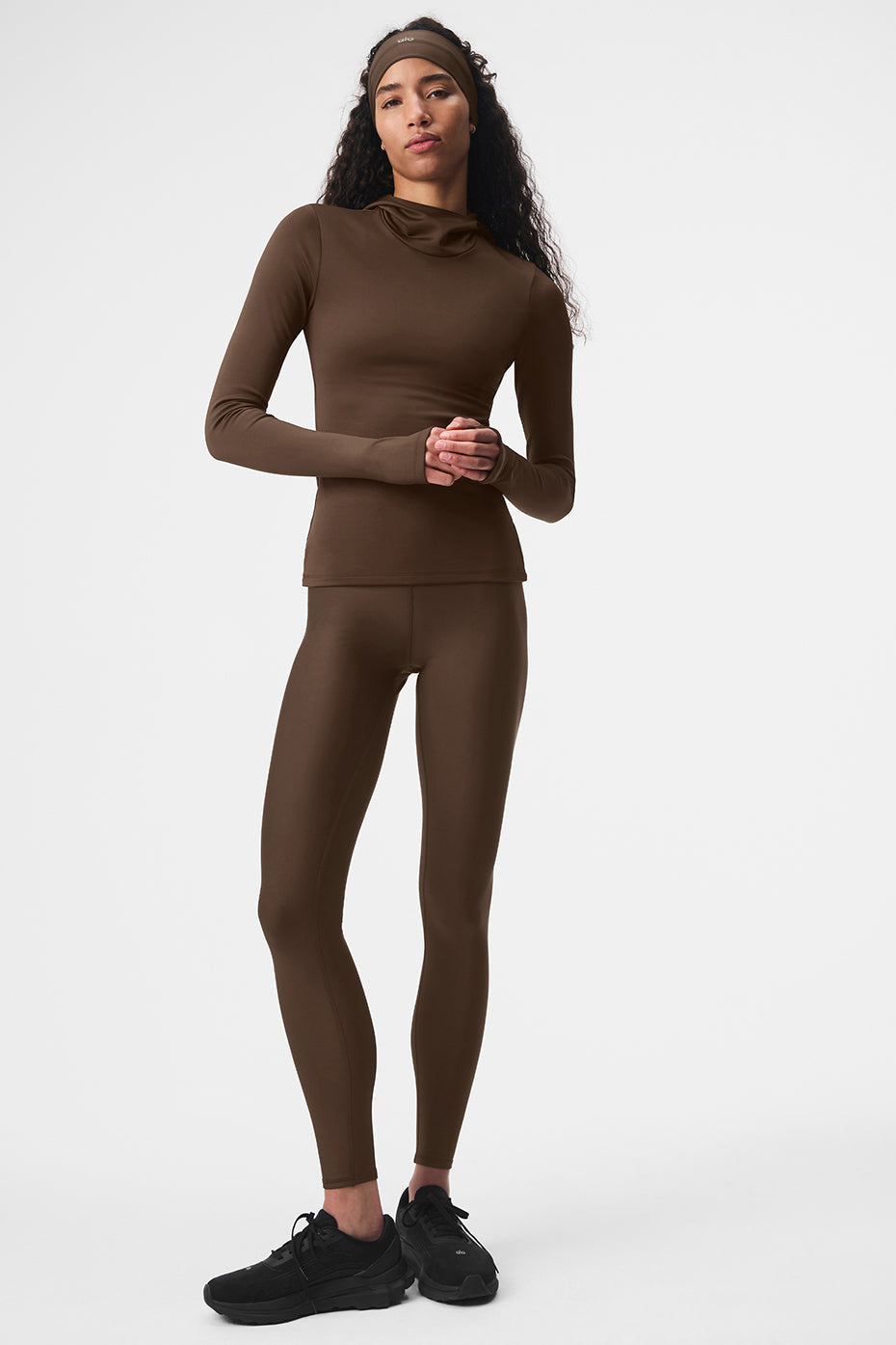 Airlift Winter Warm Hooded Runner - Espresso image 4