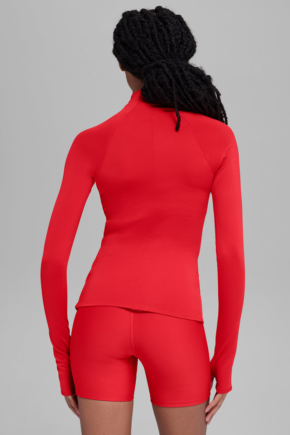 Airlift Winter Warm 1/4 Zip Long Sleeve - Bright Red image 3