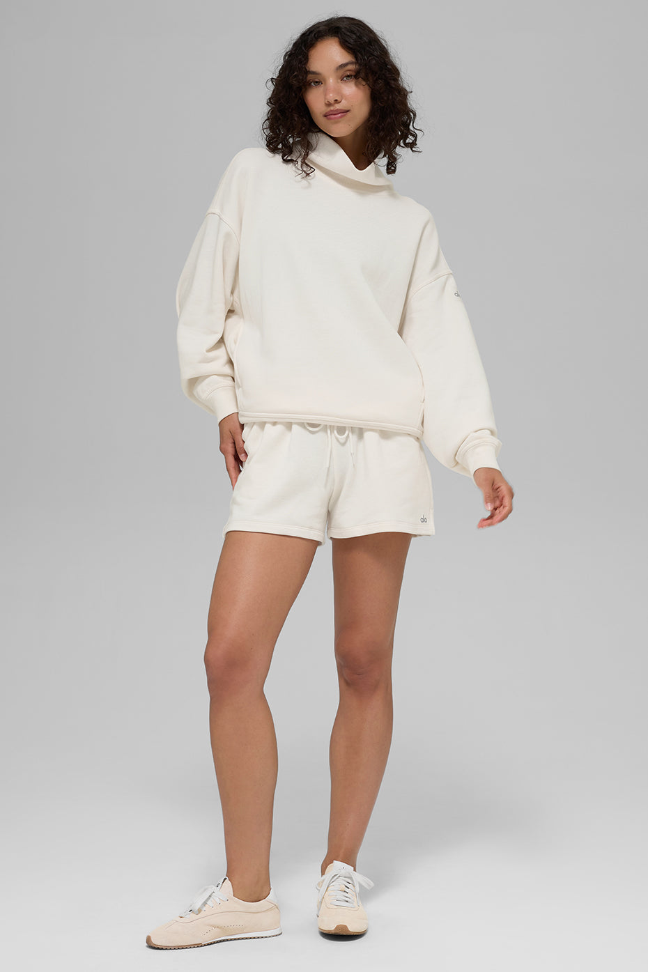Hazy Mock Neck Pullover - Ivory image 5