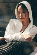 Sweet Escape Zip Up Hoodie - Ivory image 1