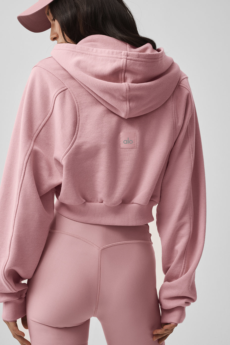 Sweet Escape Zip Up Hoodie - Vintage Pink image 2