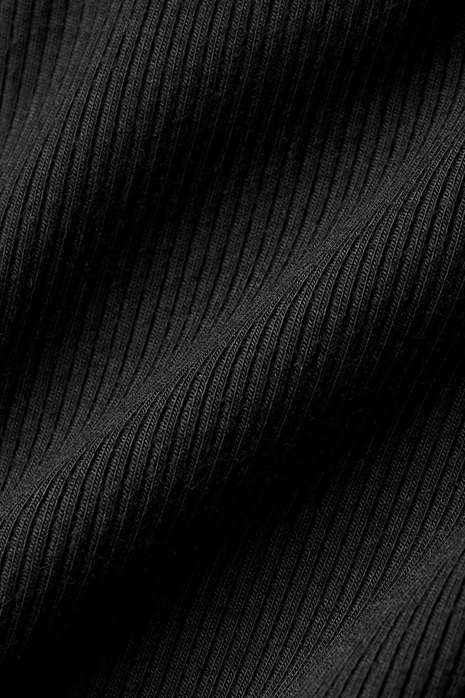 Ribbed Mesmerize Mock Neck Long Sleeve - Black image 5