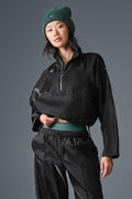 Cropped Afterglow Pullover - Black image 1