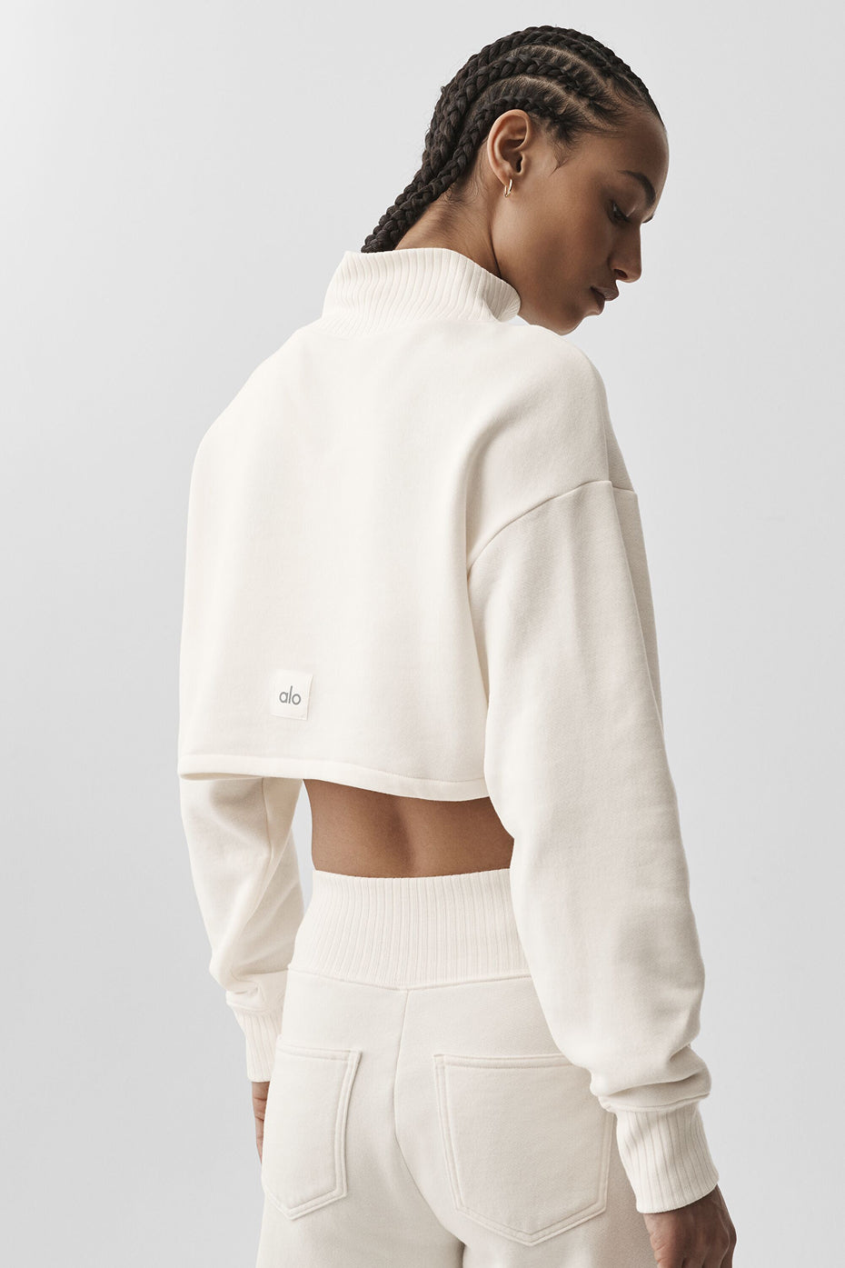 Cropped Serenity Coverup - Ivory image 3