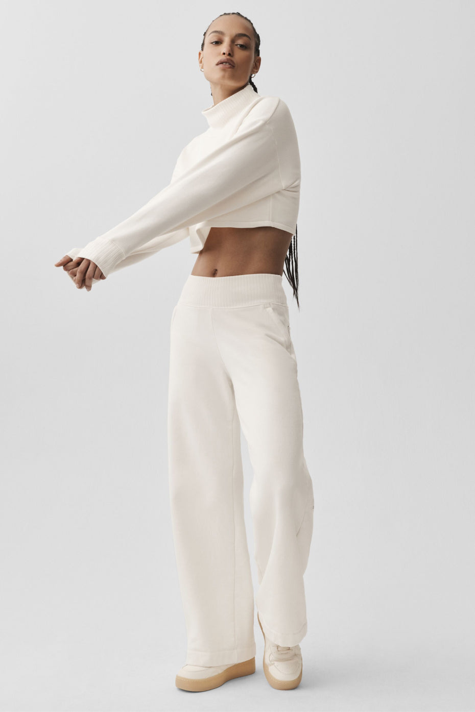 Cropped Serenity Coverup - Ivory image 6