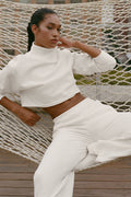 Cropped Serenity Coverup - Ivory image 1