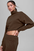 Cropped Serenity Coverup - Espresso image 1
