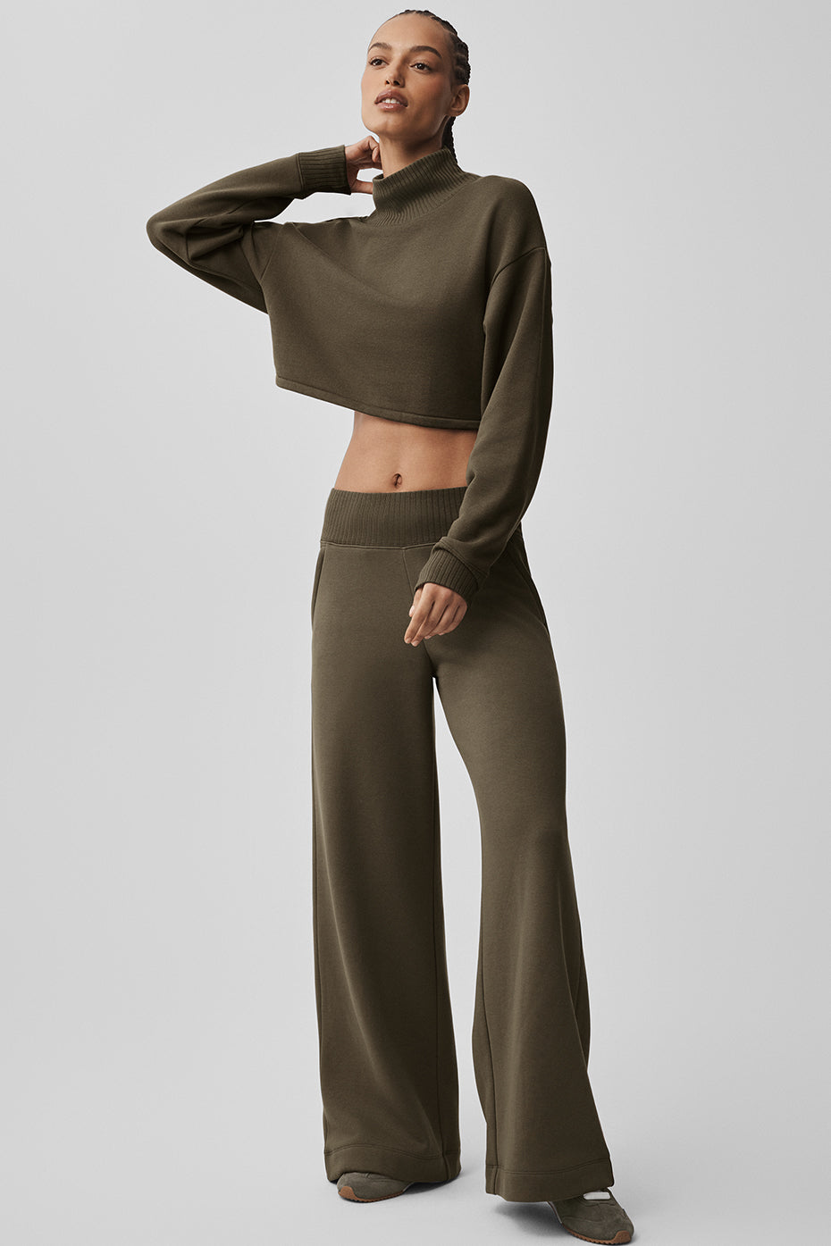 Cropped Serenity Coverup - Olive Tree image 6