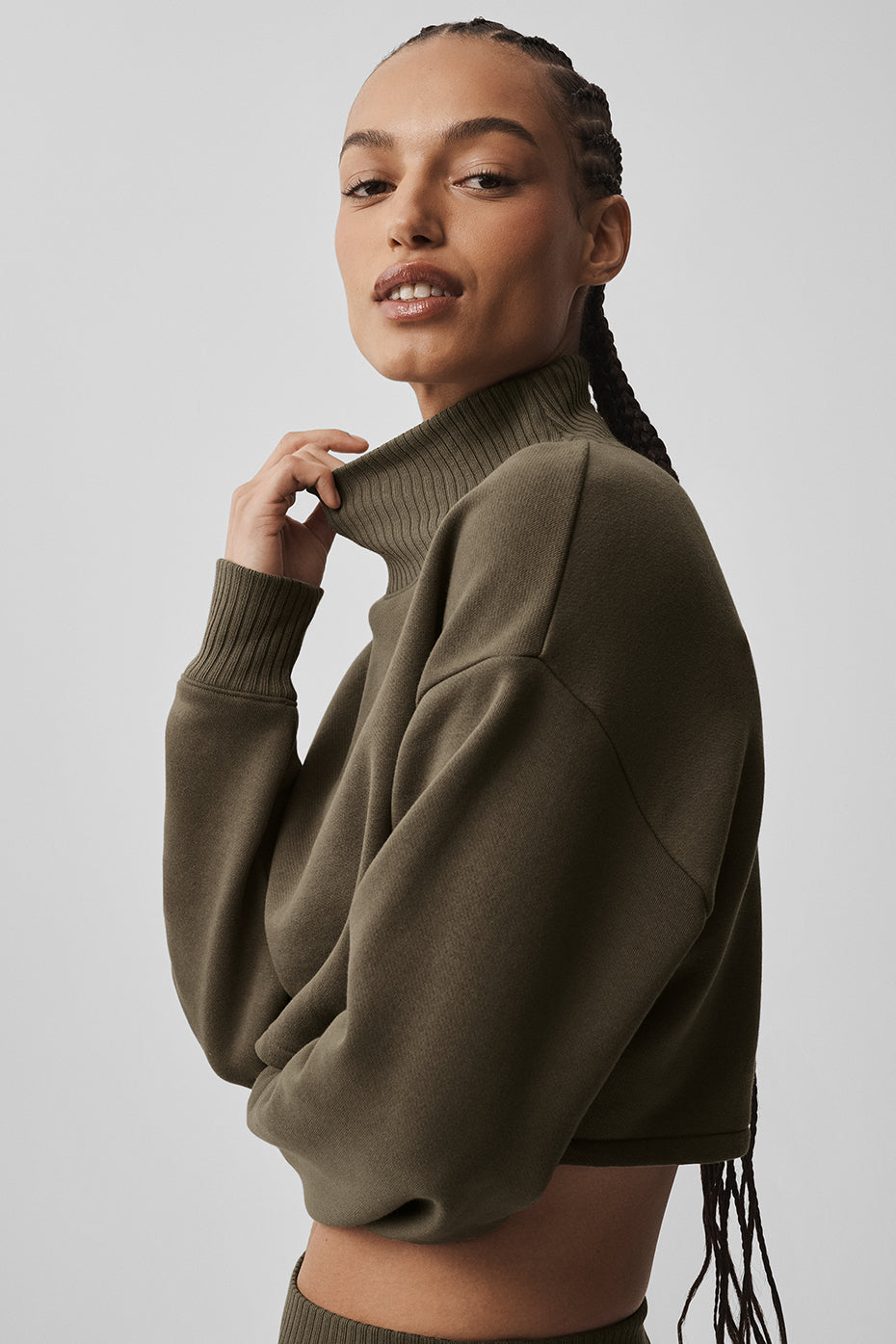 Cropped Serenity Coverup - Olive Tree image 4