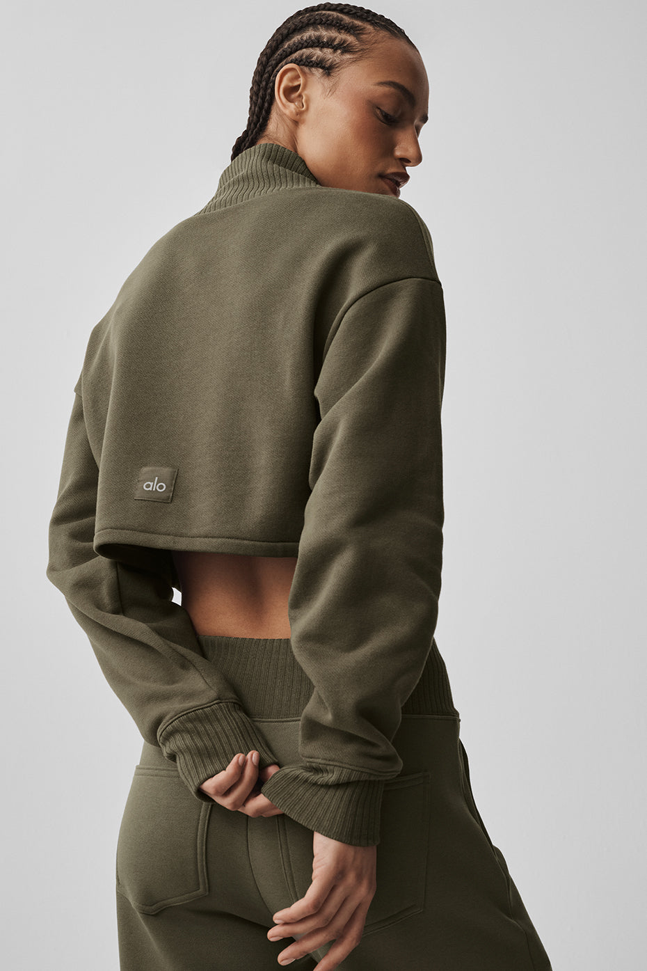 Cropped Serenity Coverup - Olive Tree image 2
