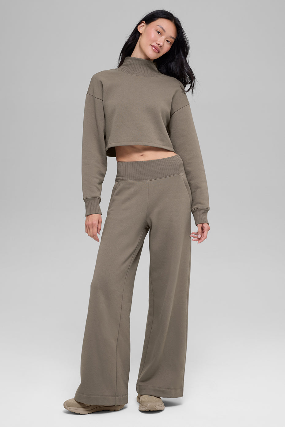 Cropped Serenity Coverup - Light Cocoa image 5