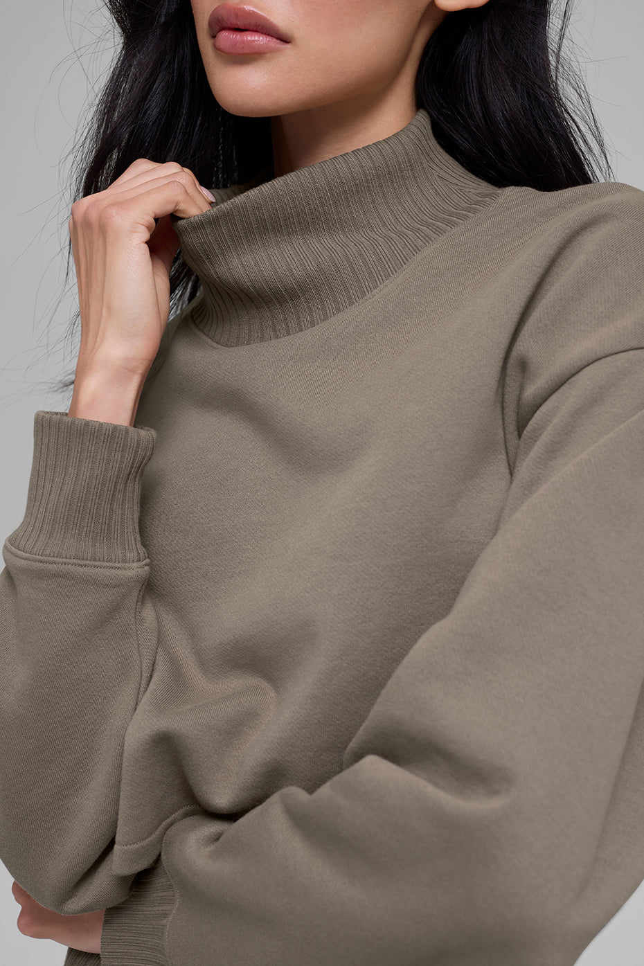 Cropped Serenity Coverup - Light Cocoa image 3