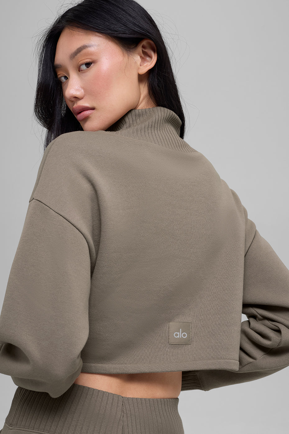 Cropped Serenity Coverup - Light Cocoa image 4