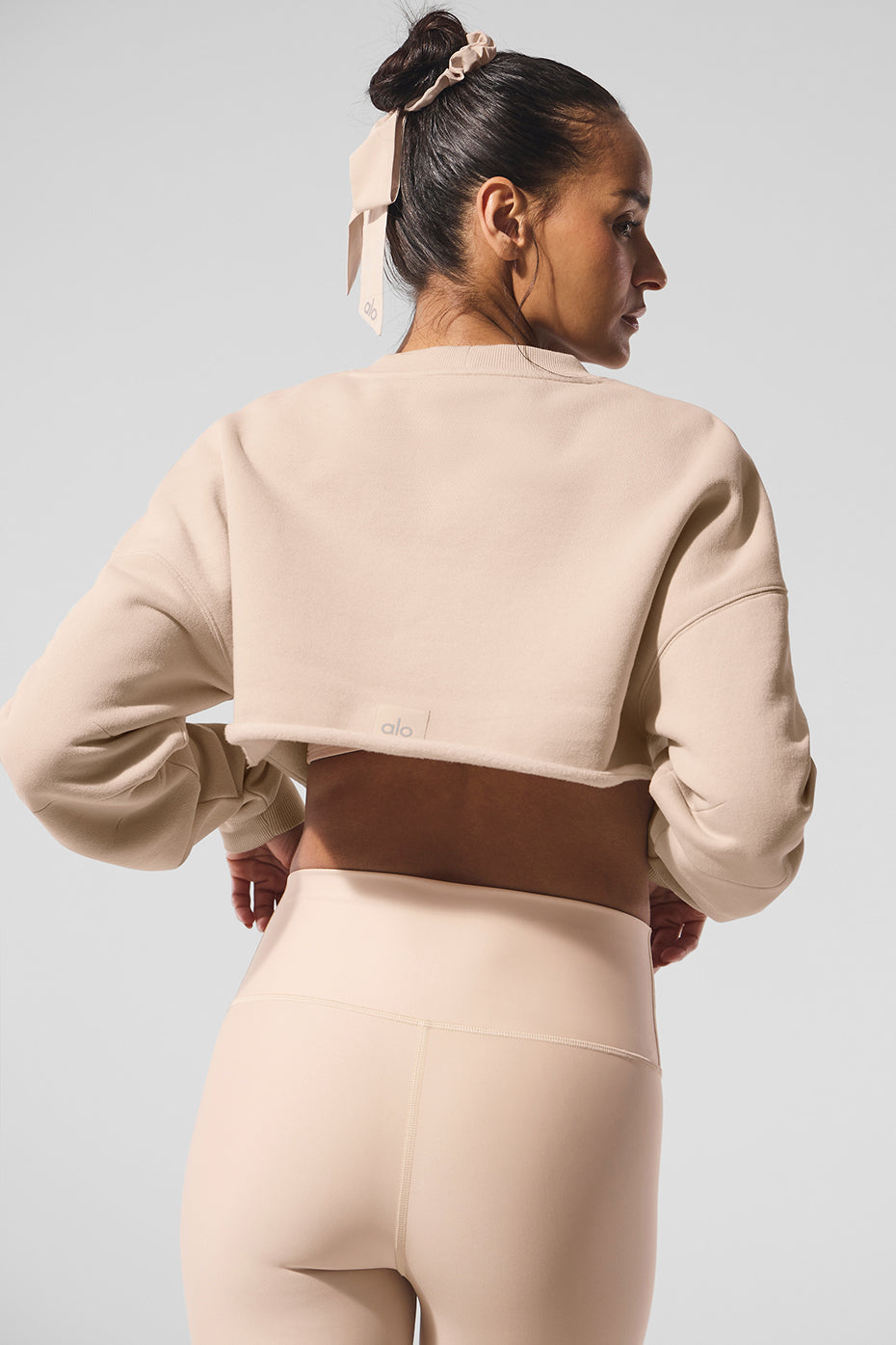 Extreme Cropped Pullover - Macadamia image 3