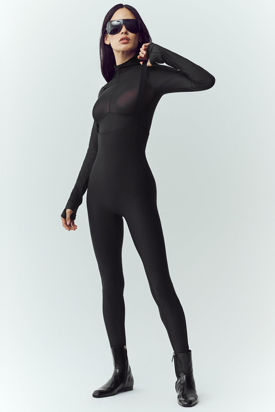 Airlift Winter Warm Mesh Ski Time Long Sleeve - Black image 4