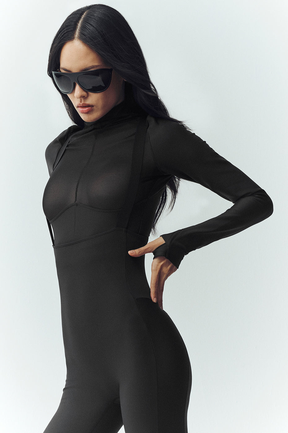 Airlift Winter Warm Mesh Ski Time Long Sleeve - Black image 1
