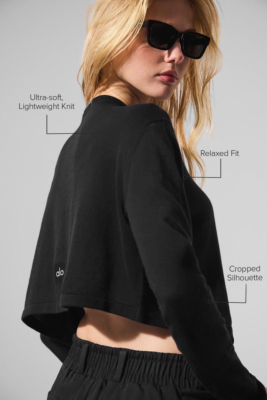 Supernatural Sweater Cardigan - Black image 2